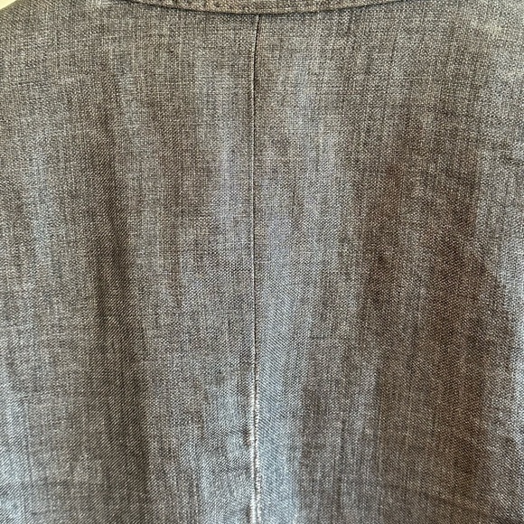 Angelico Franceschini 100% Linen Distressed Gray Blazer Sz 40R or M - Picture 11 of 16